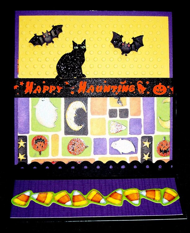 Happy Haunting  Easel Card