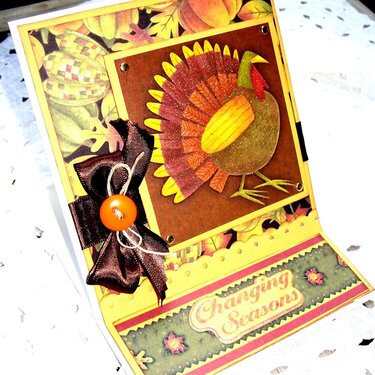 Changing Seasons Thanksgiving Day Card