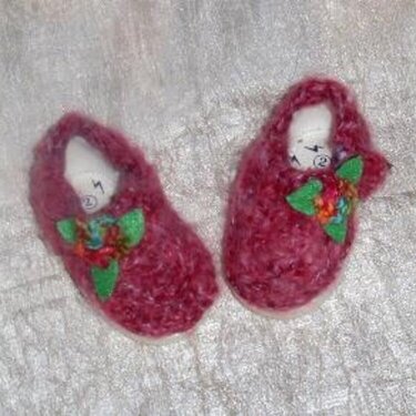 Crocheted Baby Shoes