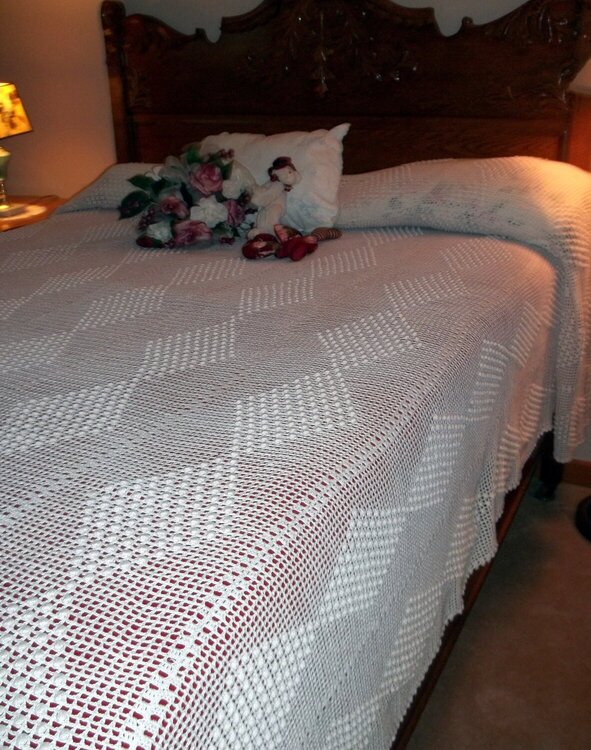 My crocheted Bedspread