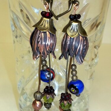 Boho Chic Tulip Earrings