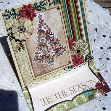 &#039;Tis The Season Christmas Easel Card