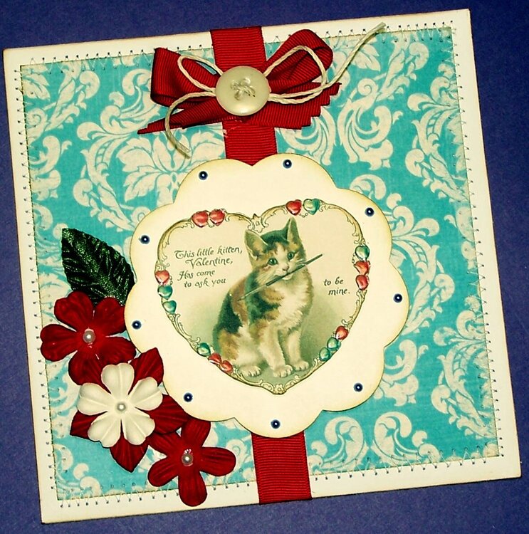 Kitten Valentine Card