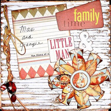 Max & Grampie Mini-Album Cover Finished 78/100