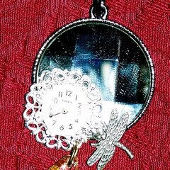 Steampunk Mirrored Necklace