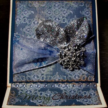 Snowflake pin with Easel Card