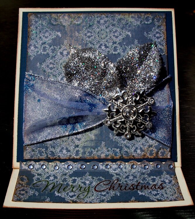 Snowflake pin with Easel Card