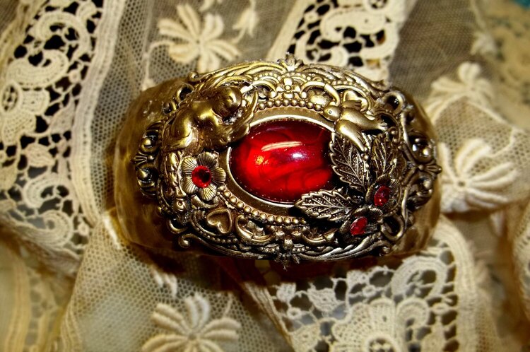 Victorian Style Cuff Bracelet
