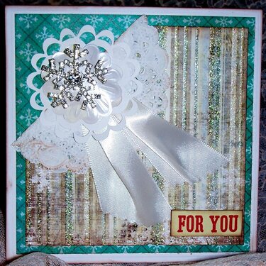 For You Christmas Card with Pin