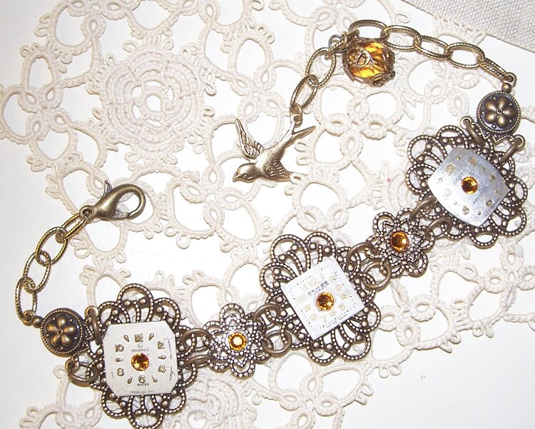 Dainty Steampunk Bracelet