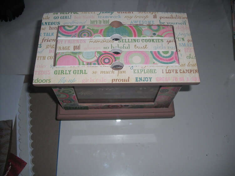 Girl Scout Photo Box Top