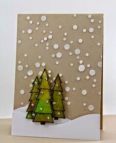 winter wonderland - card by Ange Kelly