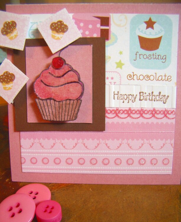 Pink Cupcake Birthday