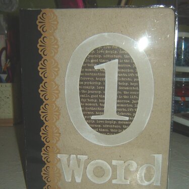 One word journal