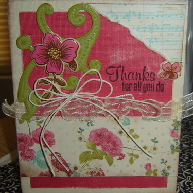 Thank you card