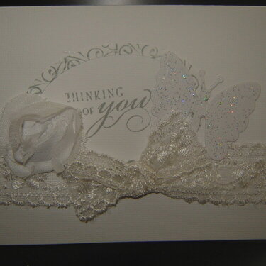 white birthday card