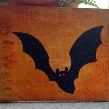 Halloween Canvas Bat