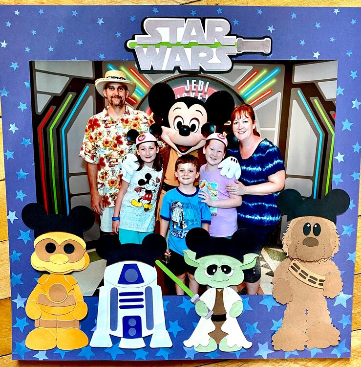 Mickey Mouse Star Wars dinner
