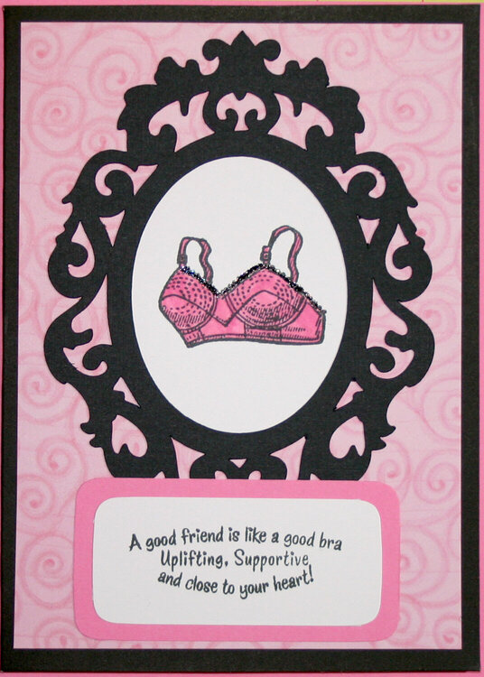 Bra Friendship Card