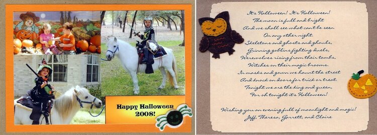 Halloween photo Card