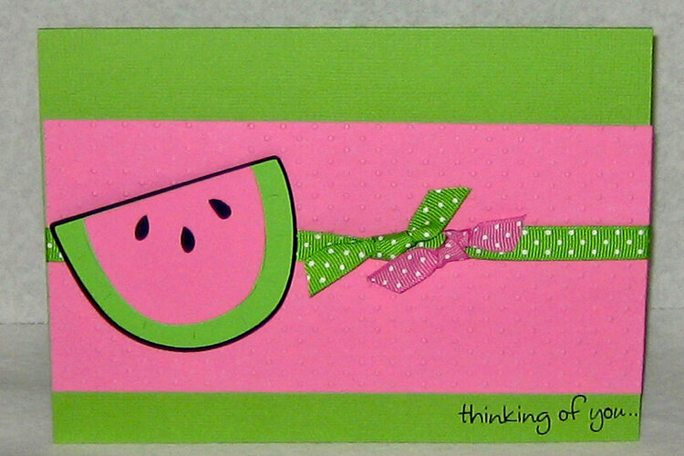 Watermelon Card