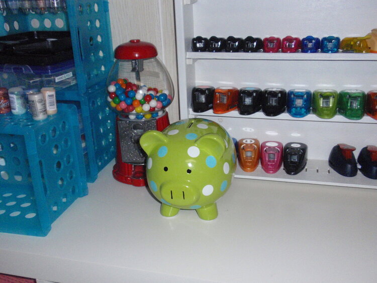 My scrapbook room Piggy