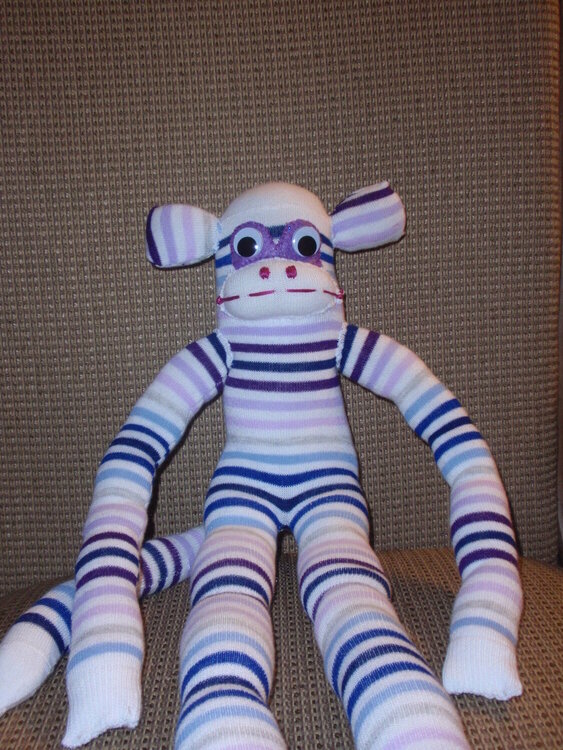 Purple Stripe Monkey