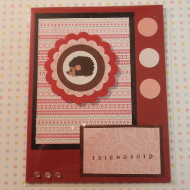 Cute Hedgehog card