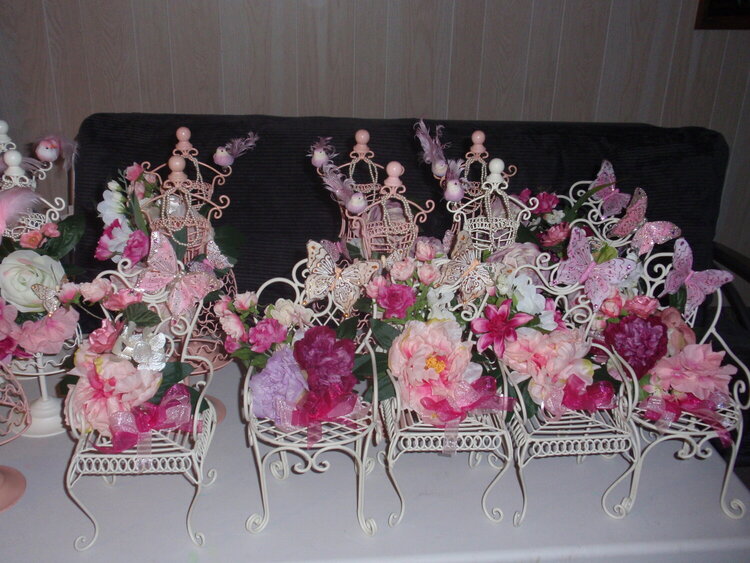 Center pieces for My Daughters Quinceera