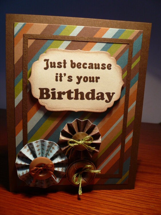 Masculine Birthday Card