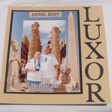 Egypt - Luxor Title Page