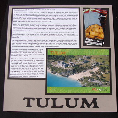 Cancun - Tulum Ruins Title Page