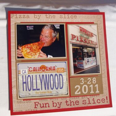 Pizza in Hollywood