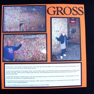 Seattle Gum Wall - GROSS!