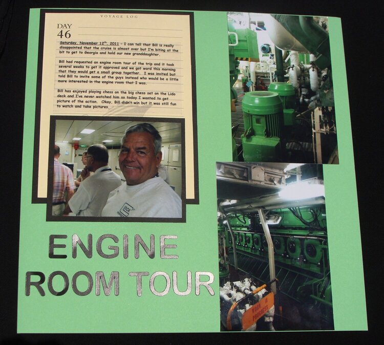Engine Room Tour Left