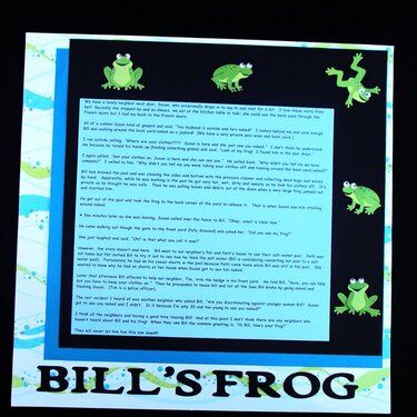 Bill&#039;s Frog