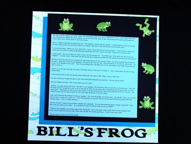 Bill&#039;s Frog