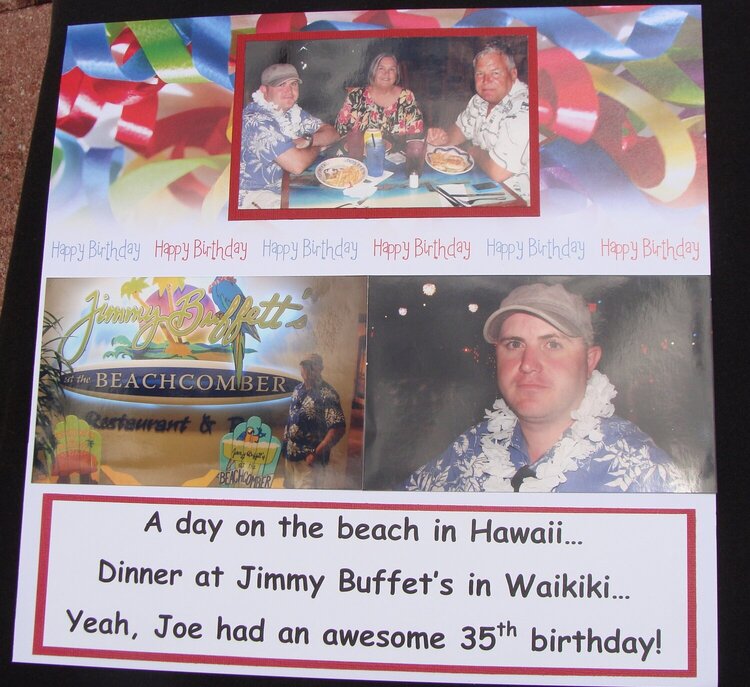 Joe&#039;s Birthday in Hawaii