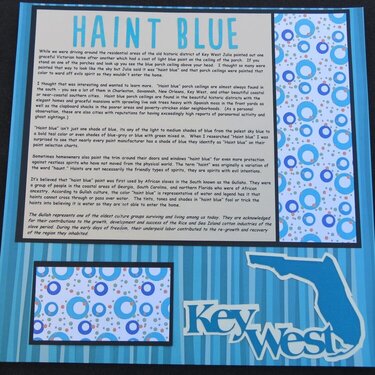 Haint Blue - Last Key West Layout