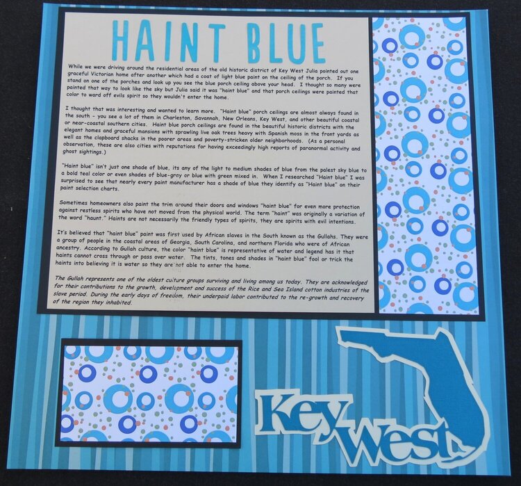 Haint Blue - Last Key West Layout