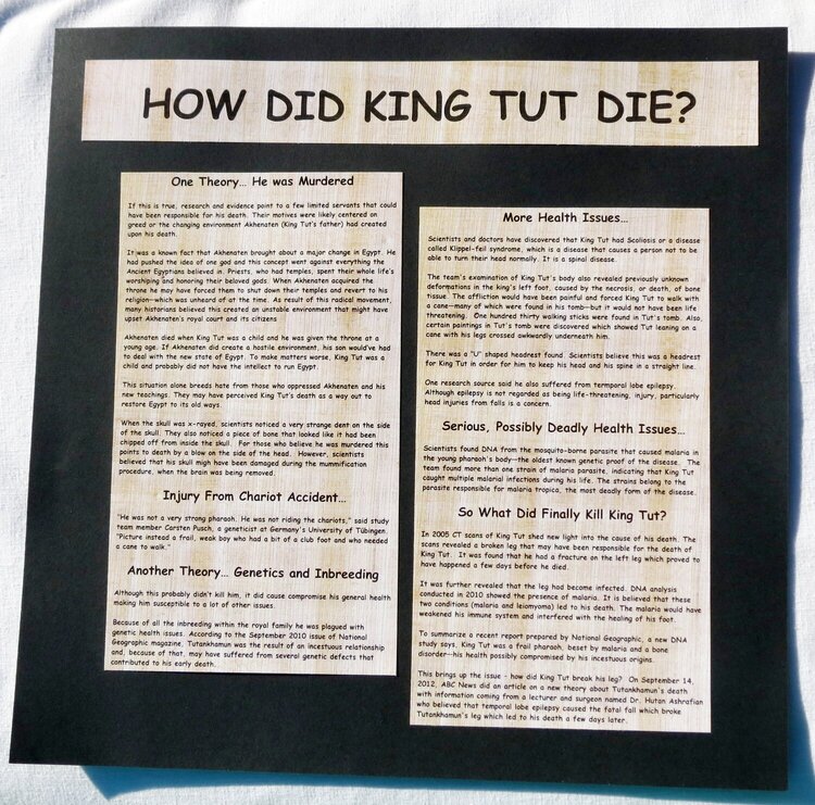 King Tut Exhibit 8 - Last Page