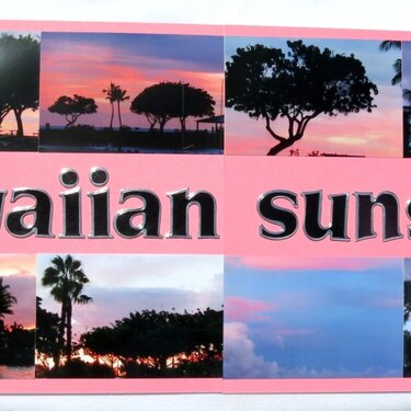 Hawaiian Sunset - Both Sides