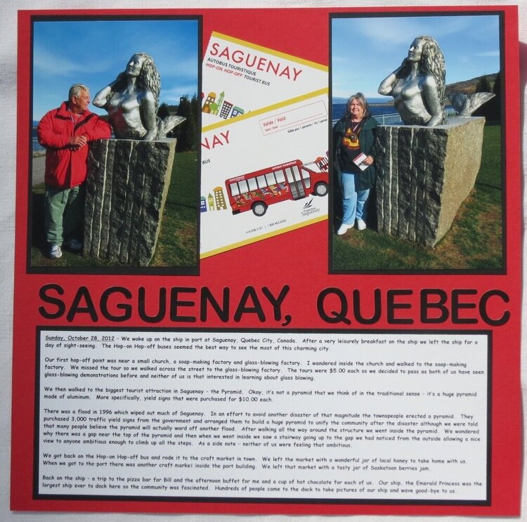 Saguenay, Canada - Left Side