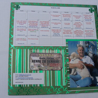 Henri 2B Denhart Calendar Page