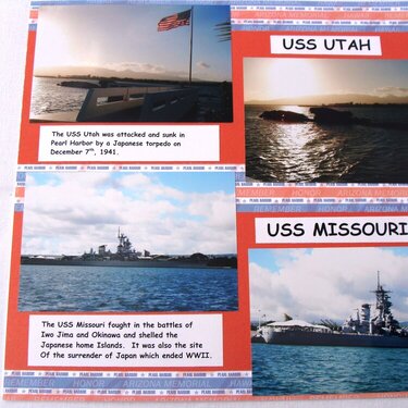 The USS Utah and the USS Missouri