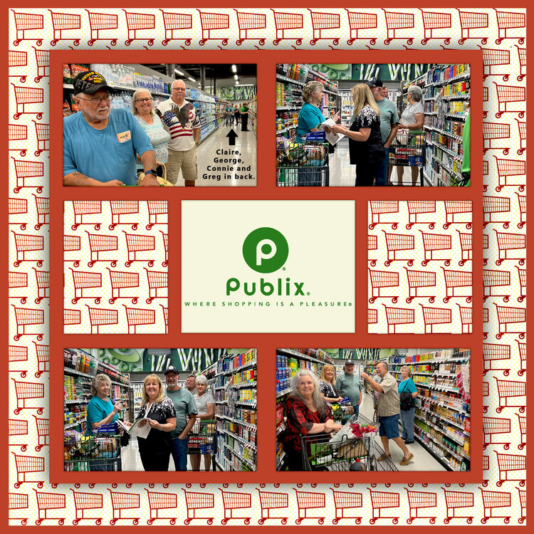 36/200 (Bk 81 Pg 31) Grocery Store Shopping with our Group of 10
