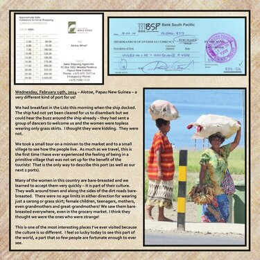 Page 260 - Volume Challenge- 2014 World Cruise - Alatou, Papua New Guinea