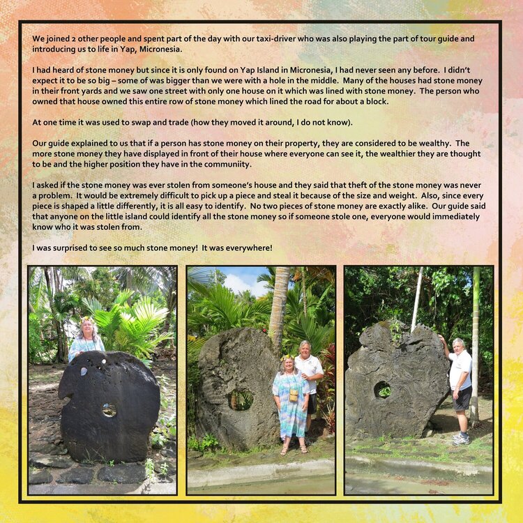 Page 275 - Volume Challenge- 2014 World Cruise, - Yap, Micronesia