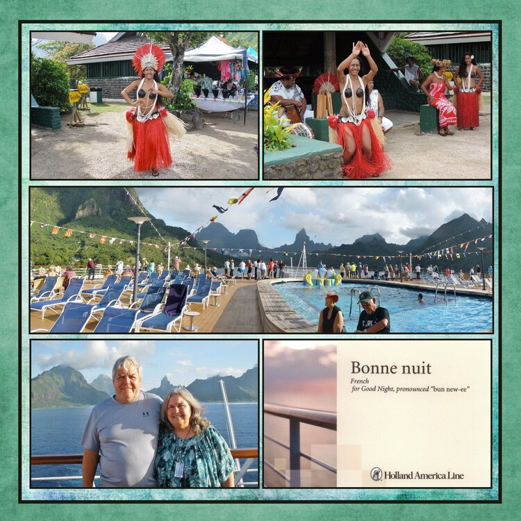 Page 201 Volume Challenge - 2014 World Cruise Moorea, French Polynesia