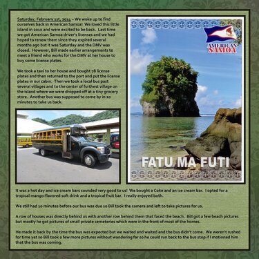 Page 209 - Volume Challenge - 2014 World Cruise - American Samoa